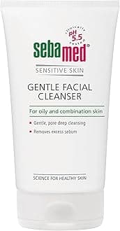 - gentle facial cleanser for oily & combination skin | pH5.5 | Daily Face Wash for acne prone skin | Provitamin B5 | Gentle foam | Protect skin's natural barrier, 150ml