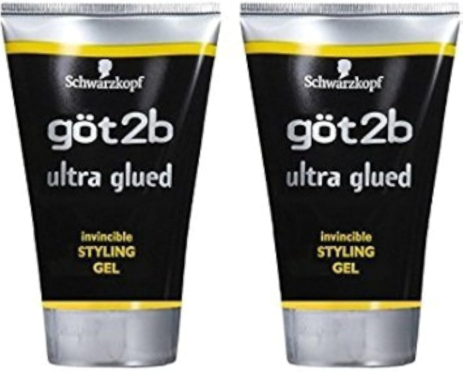 (2 Pack) [GOT 2B] ULTRA GLUED INVINCIBLE STYLING GEL 1.25OZ