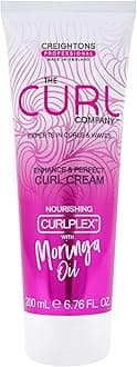 The Curl Company Enhance & Perfect Curl Cream (200ml) - Professionally Formulated with Nourishing Curplex with Moringa Oil. Experts in Curls & Waves