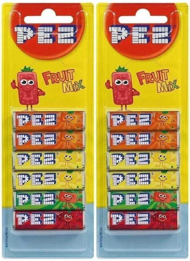 Pez Play Exotic Mix Fruit Candy Sweets With Free App Games For Skill Memory, Fun, Action & Creativity 51gm (Pack Of 2)