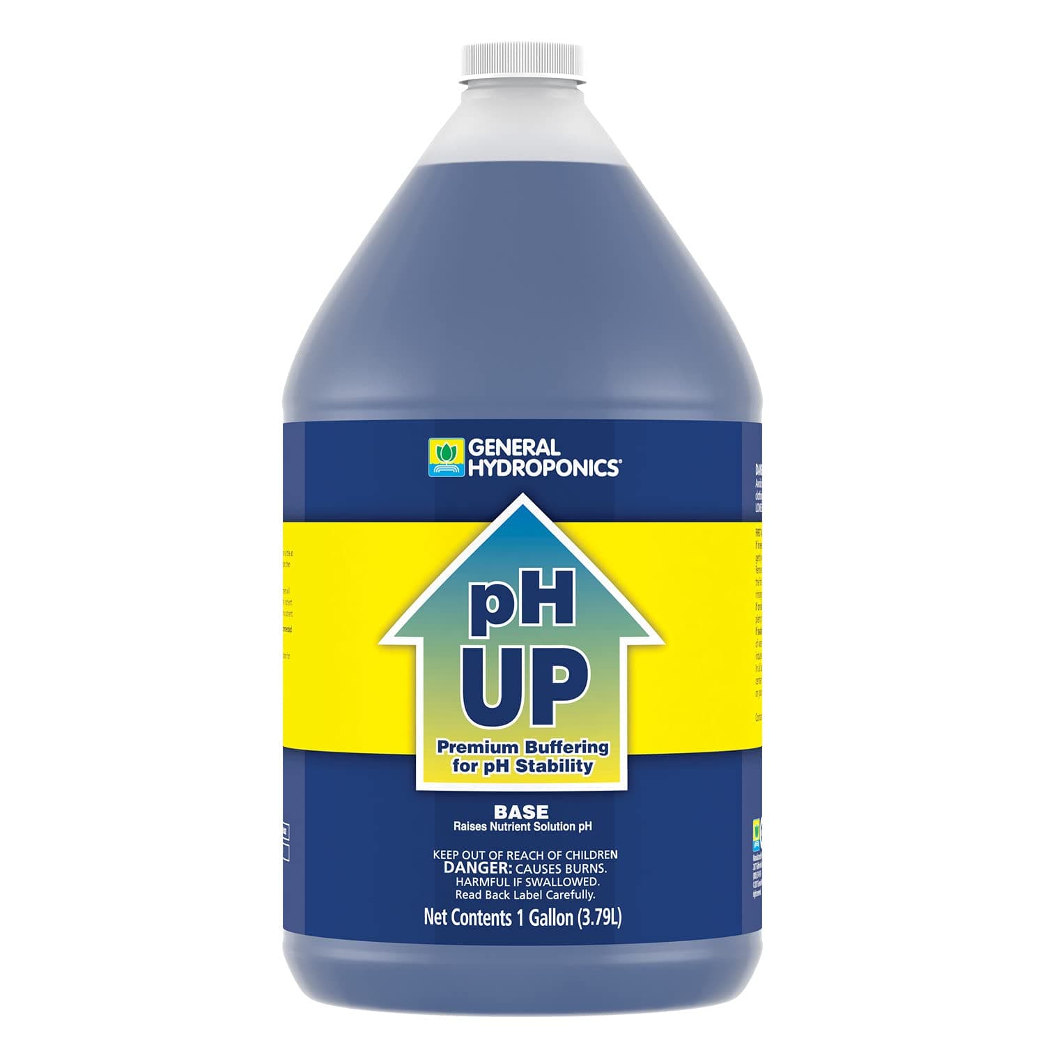HGC722095 pH Up Liquid Premium Buffering for Stability, 1 Gallon, Blue