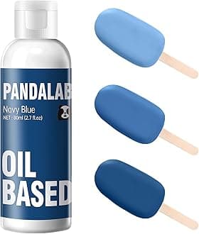 Navy Blue Oil Based Food Coloring for Chocolate, Candy Melts, Donuts, Strawberries, Frosting, Cake, Professional Edible Dye for Baking - 80 Milliliters 2.7 Fl.Oz