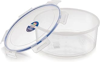 Aristo Lock & Fresh 1110 Multi-Purpose Plastic Containers With Lid For Kitchen Storage Pulses, Rice,Snacks,Multipurpose Use |Food Grade Bpa Free Leak,Transparent