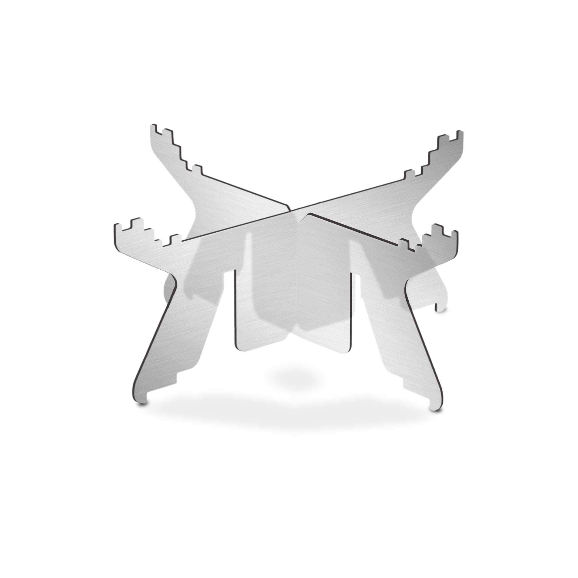 Kelly Kettle Pot Support Universal use for All Models. Supports Fire Base Off of The Ground and use to Cook on top of The Kettle.