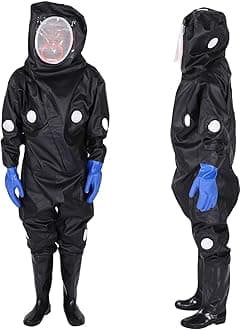 Bee Keeping Suit Veil Fabric Breathable Hornet Suit Practical Anti Bee Hornet Suit Protective Cloth with Thickened Gloves for Beekeepers