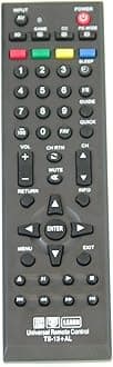 Nettech New Toshiba Universal Remote Control for All Toshiba BRAND TV, Smart TV - 1 Year Warranty(TS-13+AL)