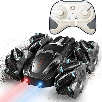 SUPER TOY Remote Control Car 4X4 Dual Sided Climbing Vehicle All-Terrain Rock Crawler Double Sided 4WD Off-Road Rechargeable for Kids & Adults 360° Rotate Drift Stunt RC Car