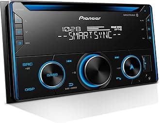 PioneerFH-S520BT Double Din CD Receiver – Bluetooth, USB/AUX, FLAC, AM/FM Radio, 13-Band EQ, 50W x 4, Voice Control, Front, Rear/SW Selectable RCA Preouts