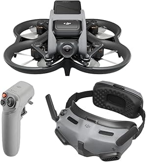 Avata Explorer Combo First-Person View Drone UAV Quadcopter with 4K Stabilized Video, Wide 155° FOV, New RC Motion 2 & Goggles In, MOIAT Certified - UAE Version with Official Warranty Support