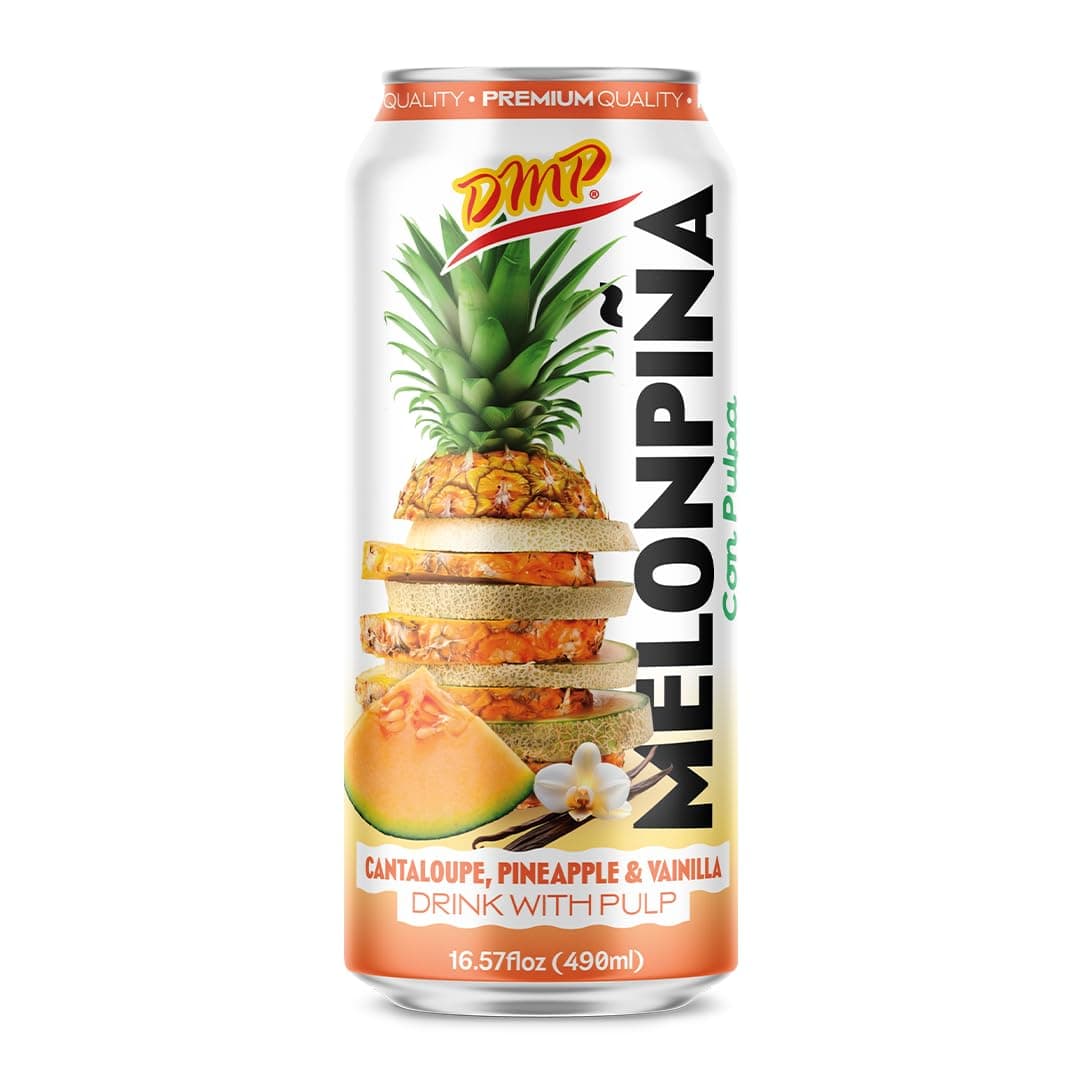Melon with Pineapple and Vanilla Drink with Pulp 16oz / Bebida de Melon y Piña con Vanilla y Pulpa 16oz (6)