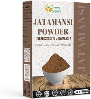 Herbs Botanica 100% Natural Jatamansi Powder 5.3 oz | 150 Grams | Spikenard Powder (Spikenard Root Powder) | (Rhizome) (Nardostachys Jatamansi) (Ayurvedic Stress Relief Formulation) | Hair Growth