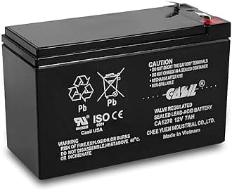 12V 7AH CA1270 Security Systems 623 Replacement Battery 12V 7Ah