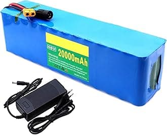48V 20Ah 13S3P E-Bike Lithium Ion Battery Pack Built-in BMS Protection Ideal for 200-1000W Electric Bicycle Motor (XT90 Plug)