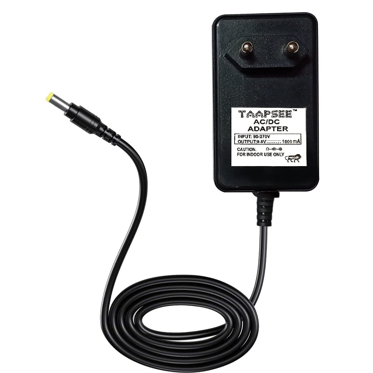 Taapsee AC/DC Adapter with 2 Meter Long Cord Compatible for Casio CTK-4200 (Black)