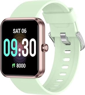 Smart Watch for Women Men, 41mm Fitness Tracker with Heart Rate Monitor, Blood Oxygen, Sleep Tracking Calories Step Counter Fitness Watch IP68 Waterproof Smartwatch Compatible with iOS Android Phone