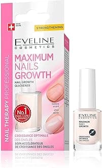 Nail Therapy Maximum Nail Growth Quickener I Formula Enriched with Ultra Keratin and Silk proteins | Effective strengthening | 12ml