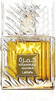 Khamrah Qahwa - Vanilla, Warm Spicy, Cinnamon, Sweet - Eau de Parfum Long-Lasting Fragrance for Unisex, 3.40 Ounce / 100 ml