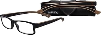 SportexEAR4160 Rectangular Sport Reading Glasses, Brown, 2.75