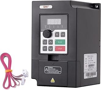 QNK 2.2KW 220V 3HP 11A AC VFD Converter Single to 3 Phase Inverter Variable Frequency Drive CNC Spindle Motor Speed Controller