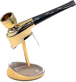 Portable Mini Hookah Set with Shisha Accessories Handheld Hookahs Set HT9527 Gifts for Boyfriend Father Husband or friends Golden