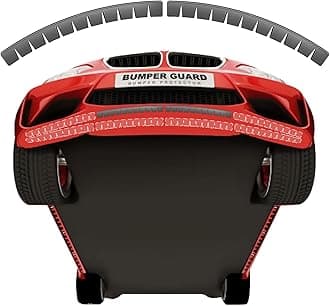 Bumper Scrape Guard for Cars, 2 Pack Front Bumper Scrape Guard Anti-Scratch Universal Fit Black Car Bumper Protector Carbon Fiber Front Lip Splitter Scrape Guard Skid for Lower Sport Cars SUV