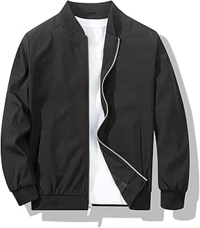 Men Bomber Jacket Fashion Stylish Lightweight Windbreaker