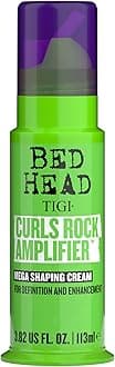 by TIGI Curls Rock Amplifier Hair Cream - Deeply Hydrating, Curl Shaping & Defining Cream for Enhanced Curls & Waves, Anti-Frizz, Long-Lasting Hold, Moisture & Texture for Defined Volume