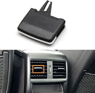 1668300154 Front Rear Dash Air Conditioner Ac Vent Grille Tab Clip Slider compatible with Mercedes Benz M GL ML GLE GLS W166 W292 2011-2019 (Rear Right/Left)