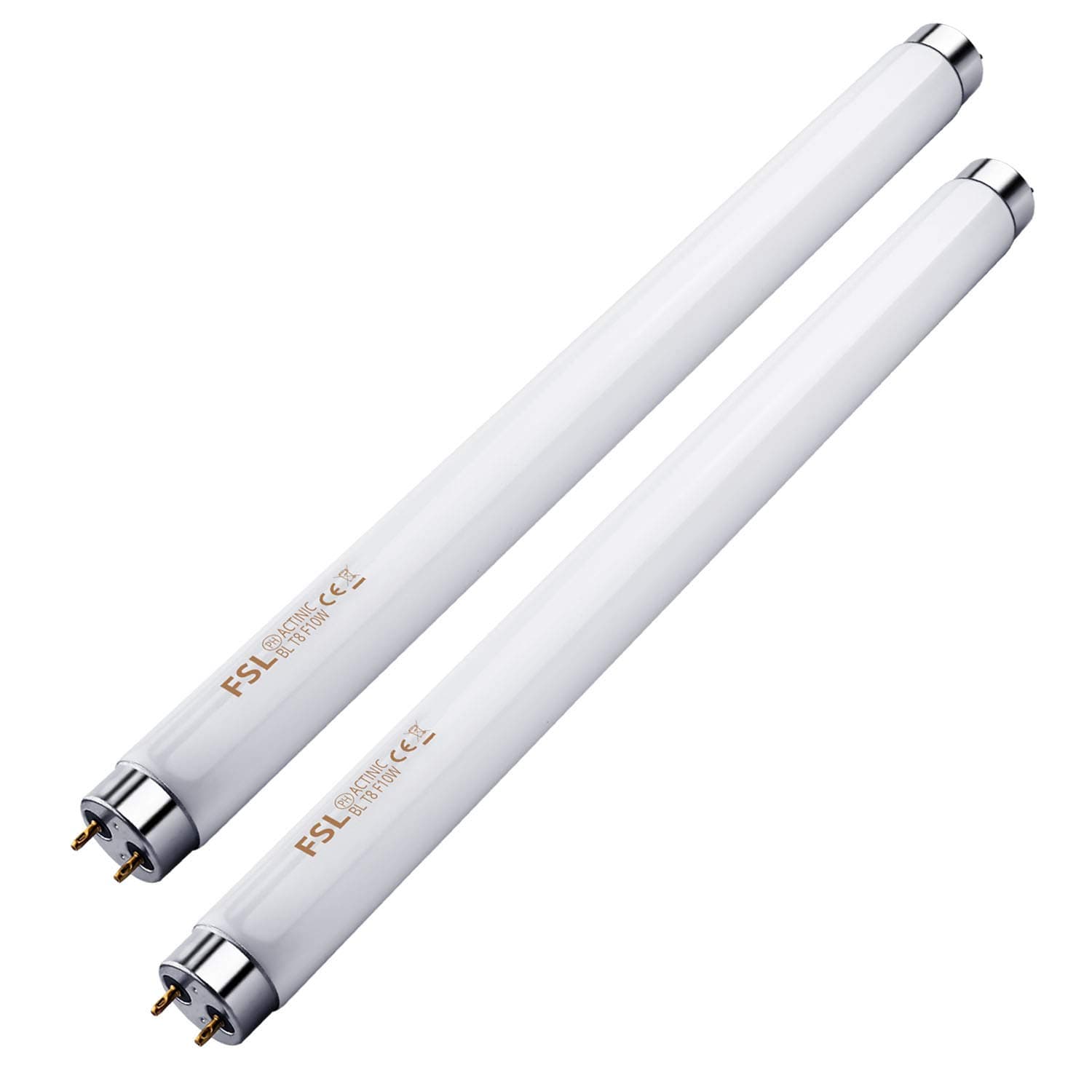 Kensizer 2-Pack 20 Watt UVA Light Bulbs T8 Fluorescent Light Tube for Electric Bug Zapper