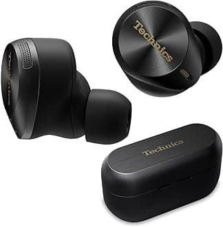 Premium Hi-Fi True Wireless Bluetooth Earbuds with Advanced Noise Cancelling, 3 Device Multipoint Connectivity, Hi-Res Audio + Enhanced Calling Wireless Earbuds - EAH-AZ80-K (Black)