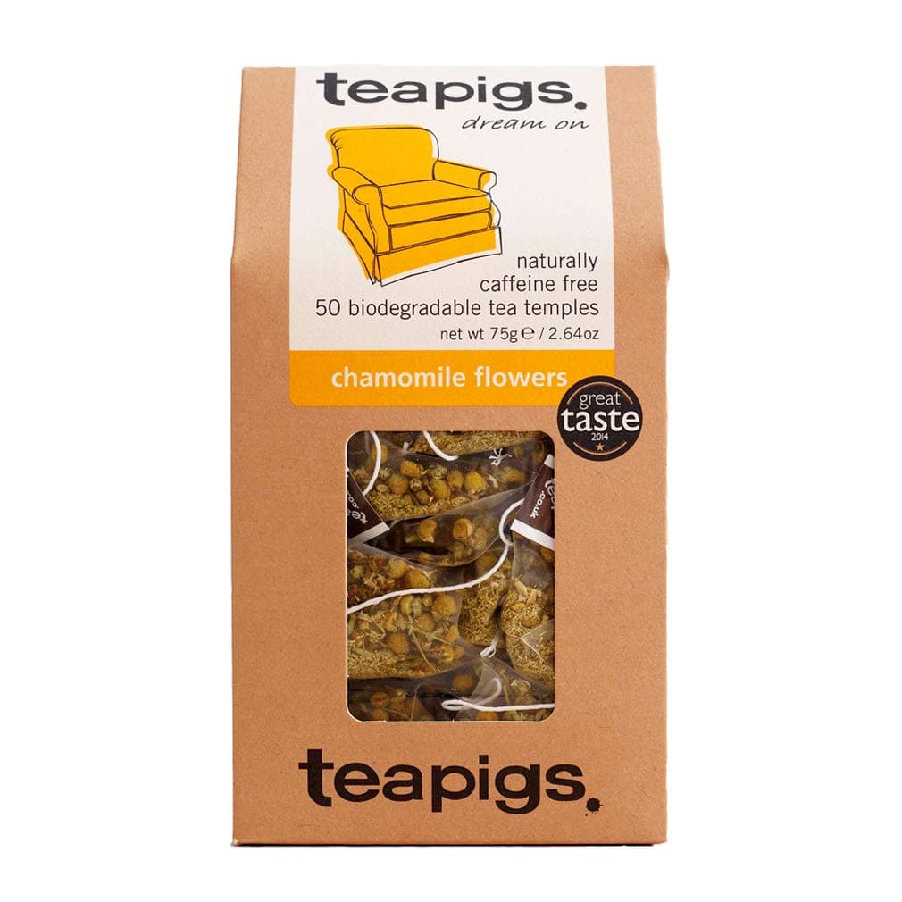 teapigs Chamomile Flowers Tea, 50 Count