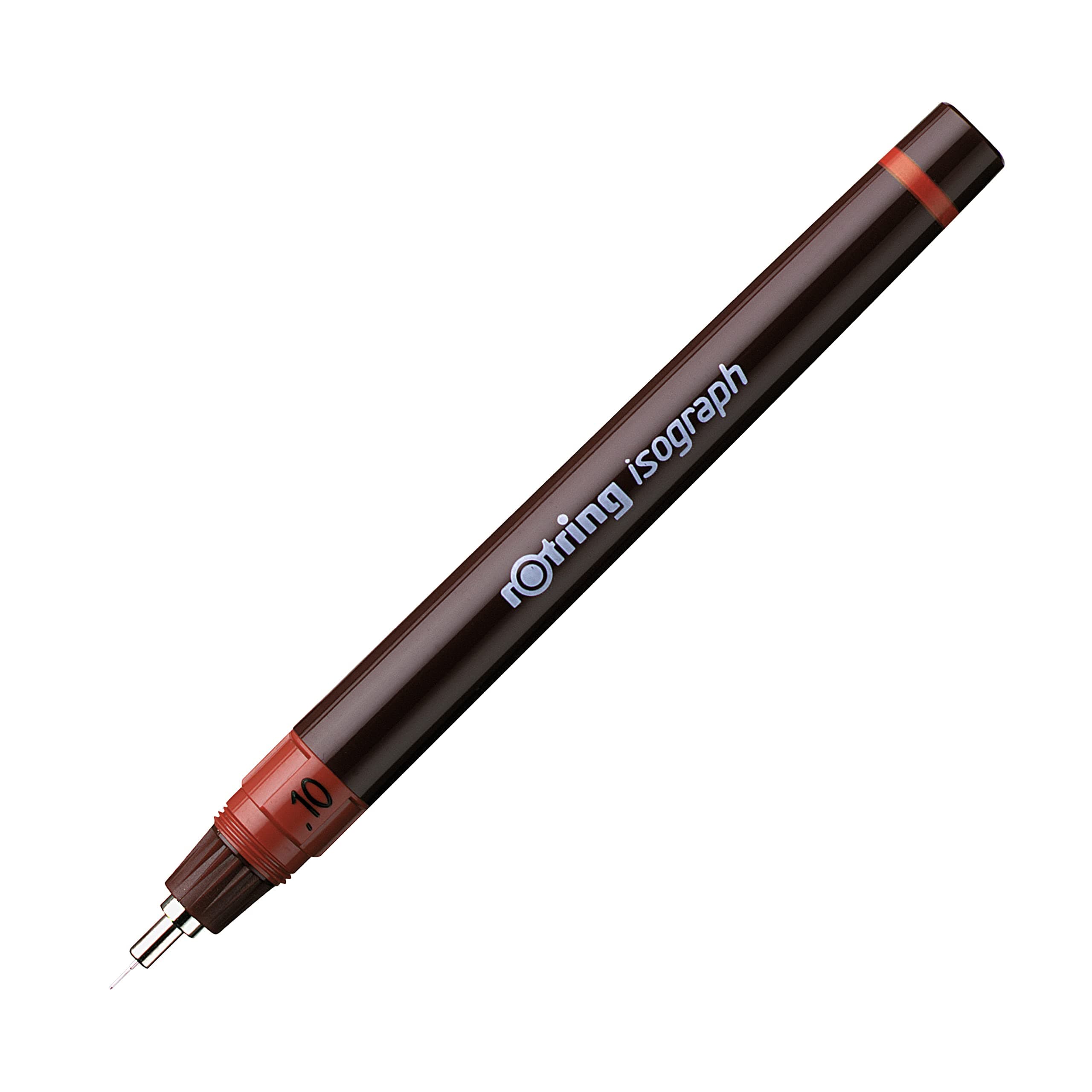 Rotring 0.1Mm Isograph Technical Drawing Pen For Sketching Mandala Art Doodling Tracing Architecture | Ink Not Included - Multicolor