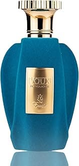 Voux Turquoise Emir Eau de Parfum 3.4 Fl Oz Unisex Perfume | Luxury Long-Lasting Fragrance | Elegant Bottle, Gift-Ready | Niche Collection by Paris Corner