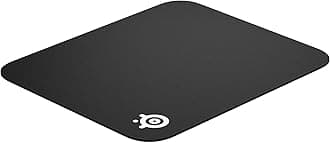 QcK Mini Cloth Gaming Mouse Pad - Micro-Woven Surface - Optimized For Gaming Sensors - Size S (250 x 210 x 2mm) - Black