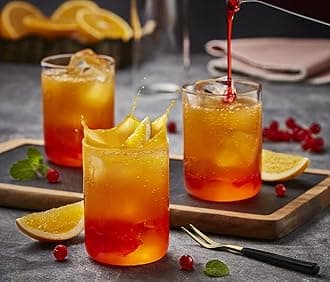 Water Glasses, 9 Oz, Set of 6, BPA Free, Borosilicate Drinking Glasses Set, Non Toxic & Lead-free Glass, Clear & Lightweight, Odor & Heat Resistant, Dishwasher Safe, Juice Glasses, Wine