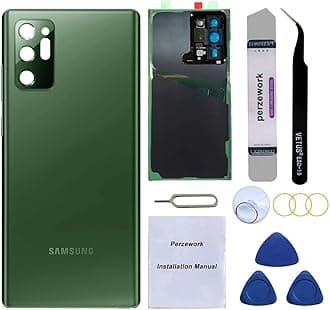 Rear Back Glass Replacement for Samsung Galaxy Note 20 Ultra 6.9-inches 5G with Reparing Toolkit (Mystic Green)