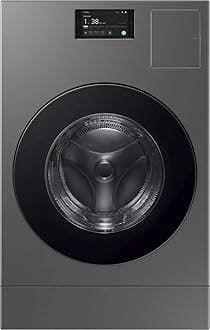 Samsung 5.3 cu. ft. Bespoke AI Laundry Ventless Heat Pump Dryer Combo All-in-One Ultra Capacity Washer with AI Home, Dark Steel, WD53DBA900HZA1