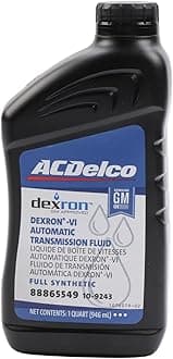 ACDelco 10-9243 Professional Dexron VI Full Synthetic Automatic Transmission Fluid - 1 qt