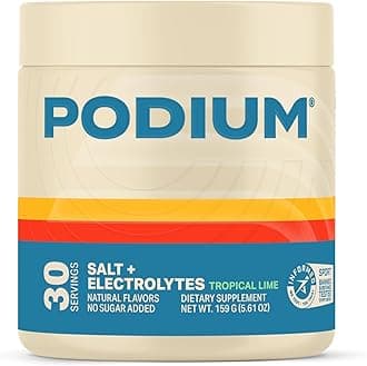 Training Salt + Electrolytes Powder, Tropical Lime, Post Workout Hydration & Muscle Recovery Support, Electrolyte Drink, Magnesium, Potassium,Calcium, Sodium Salts, 30 Servings