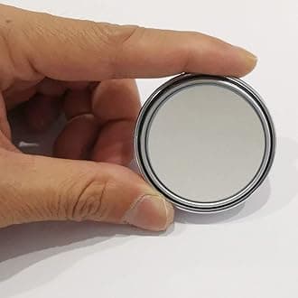 yusheng 2PCS Mini Small Blind Spot Mirror, 1.57"(40mm) Smaller Round HD Glass Convex Rear View Mirror,Strong Adhesive Mirror for Car, Vehicles(1-9/16"(40mm), Silver frame)