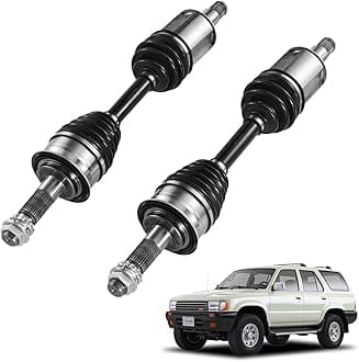 VEVOR CV Axle Shaft Assembly, 2 Pieces Front Left & Right (Driver and Passenger Side), Automotive Replacement CV Joint Axles Pair Compatible with 1996-2002 Toyota 4Runner, Alloy Steel & Carbon Steel