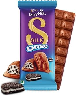 Cadbury Dairy Milk Silk Oreo Bars Chocolate Bars, 58.5 g