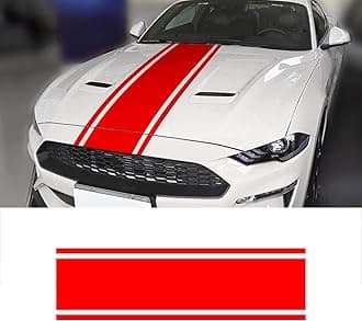 Car Hood Decal Sticker DBS006 Universal Hood Racing Body Side Vinyl Modified Stripe Exterior Decal Decoration Red
