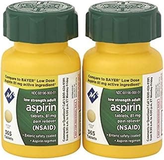 Member's Mark Aspirin 81mg,730 Count (Pack of 2)