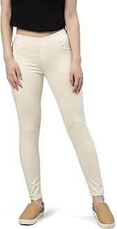 Women's Slim Fit Mid Rise Jeggings -, Skinny, Wide Leg Jean, Elasticated