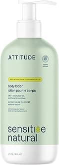 Body Lotion for Sensitive Skin with Oat and Avocado Oil, EWG Verified Moisturizer, Dermatologically Tested, Vegan, 473 mL