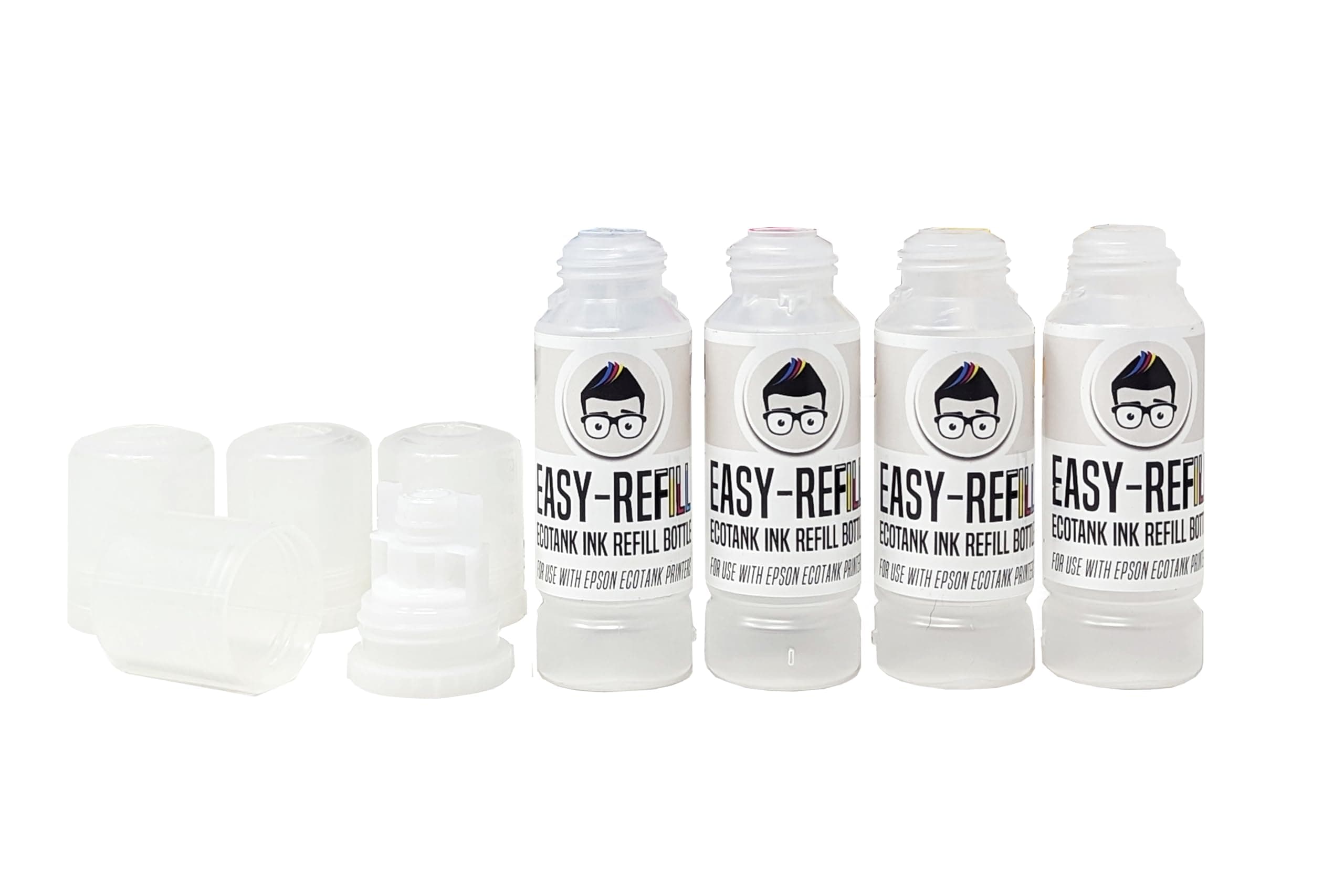 Easy Refill Bottle Compatible with Epson Ecotank Printers (Empty)