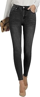 GRAPENT Skinny Jeans for Women High Waist Stretchy Classic High Rise Slimming Jeggings Denim Trousers Pants
