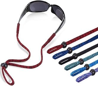 6-Pack Glasses Strap - Universal Eyeglass Lanyard - Eyewear Retainer Cord for Reading, Safety, Sports & Sunglasses