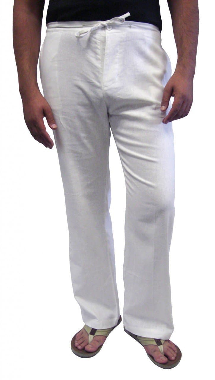 Chopp Shop Men's Linen/Rayon Drawstring Pants